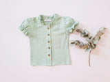 Broderie Blouse ~ Sage