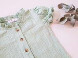 Broderie Blouse ~ Sage
