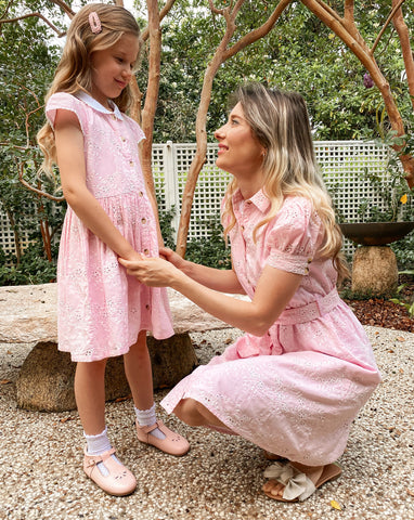 Country Lane Mummy Dress ~ Pink
