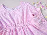 Pink Bell-sleeve Mummy Blouse
